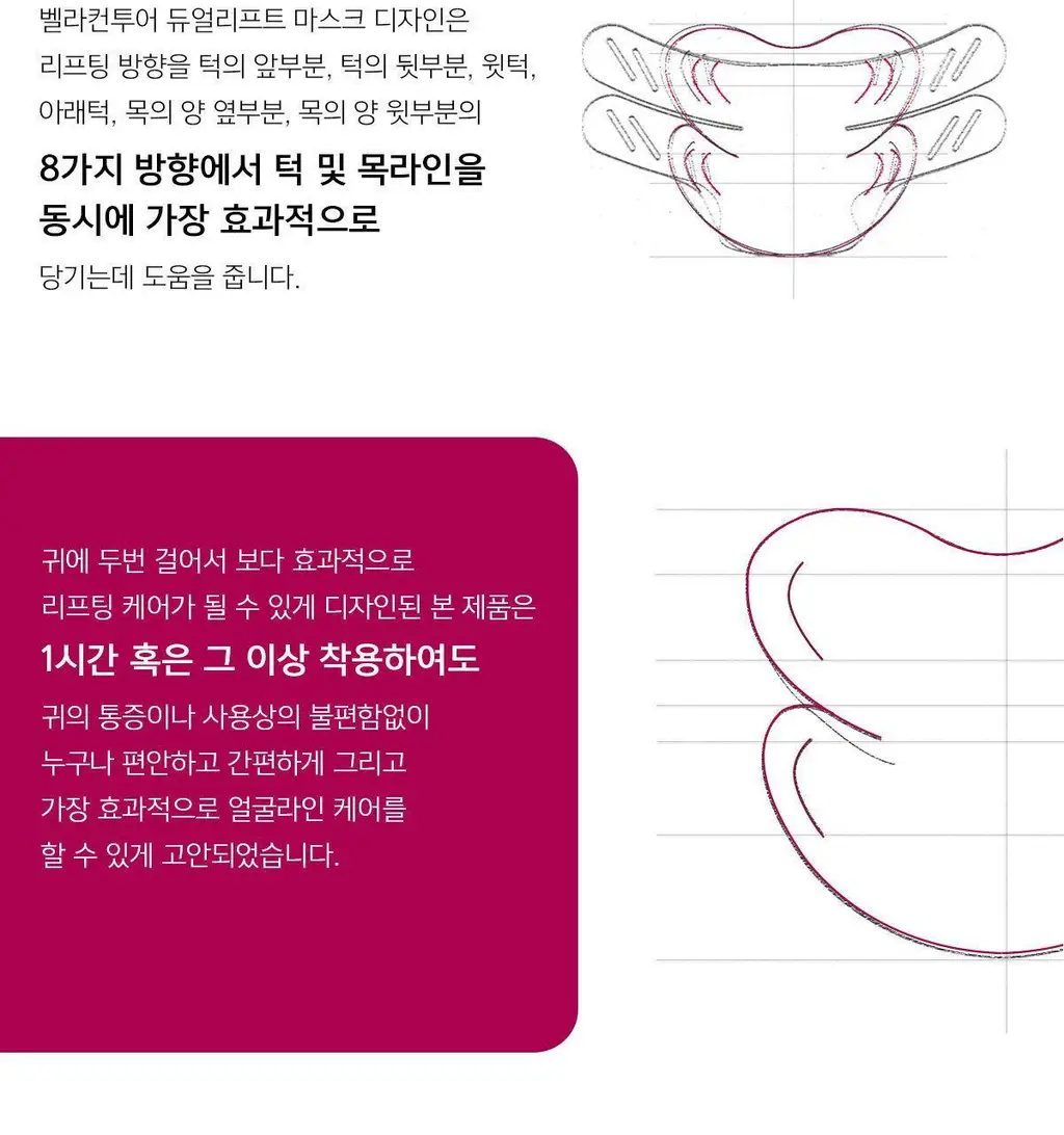 [브이라인/리프팅 패치] 아나시스 벨라컨투어 듀얼리프트마스크 5매 상세페이지 13
